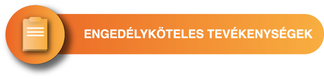 Engedélyköteles tevékenységek